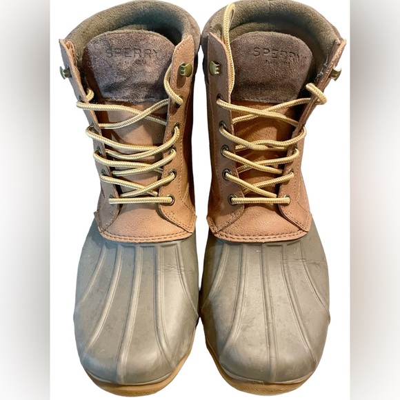 Sperry Men's Brewster Rain Boots Size 10 Tan - Picture 2 of 8